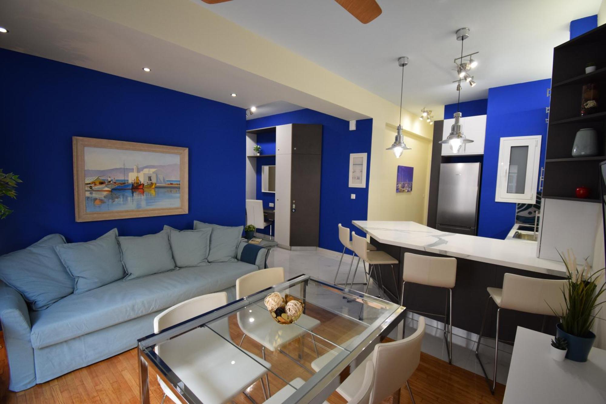 Apartamento Piraeus Blue Exterior foto